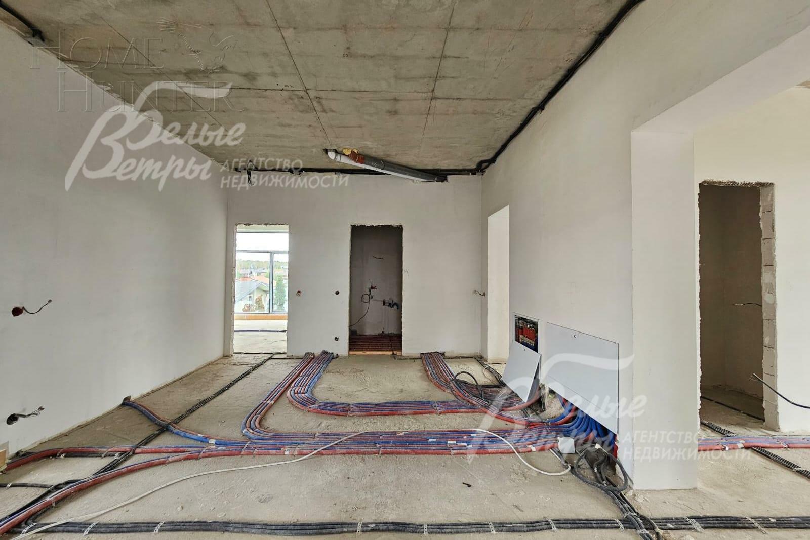 2-этажный коттедж 256 м² без отделки