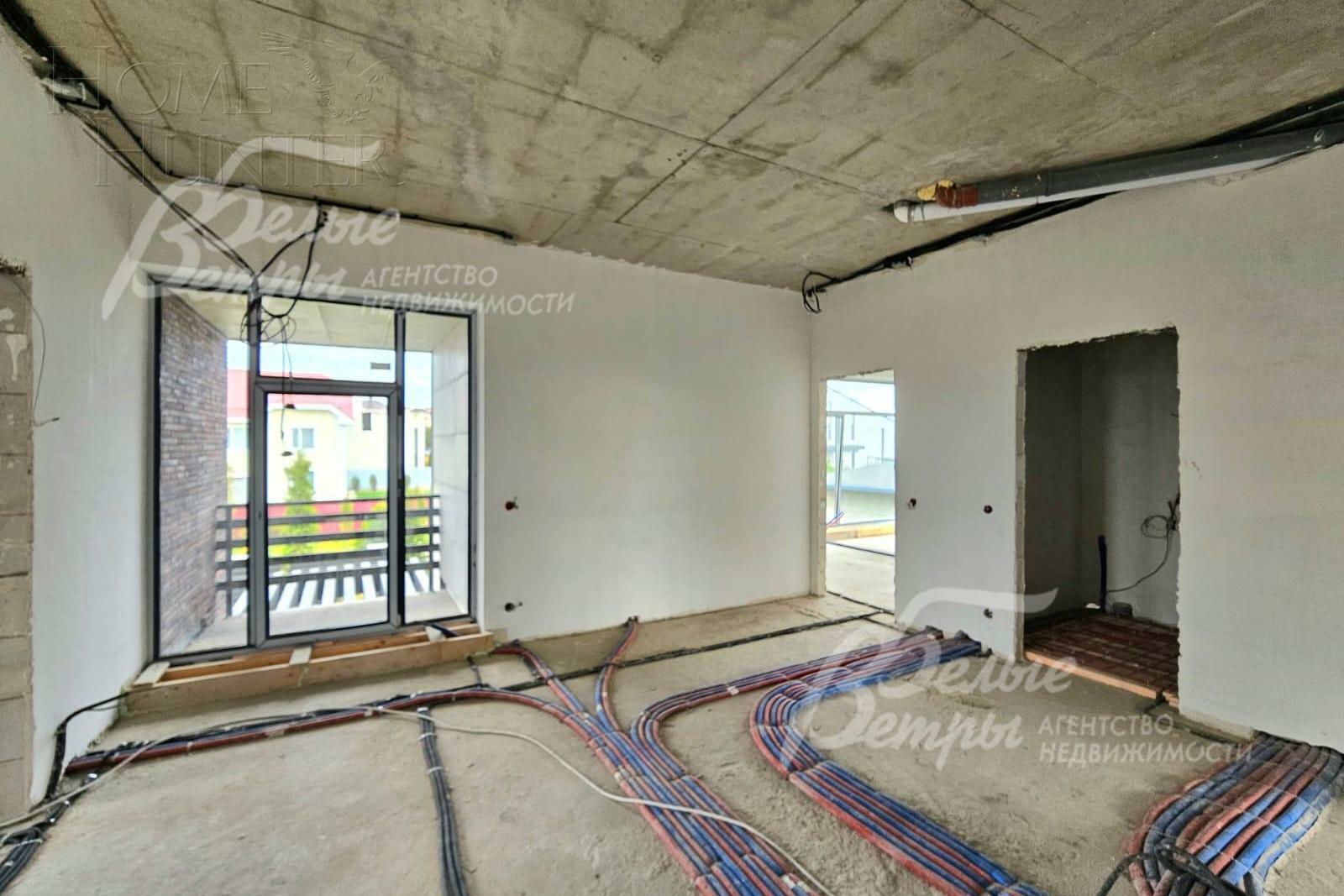 2-этажный коттедж 256 м² без отделки