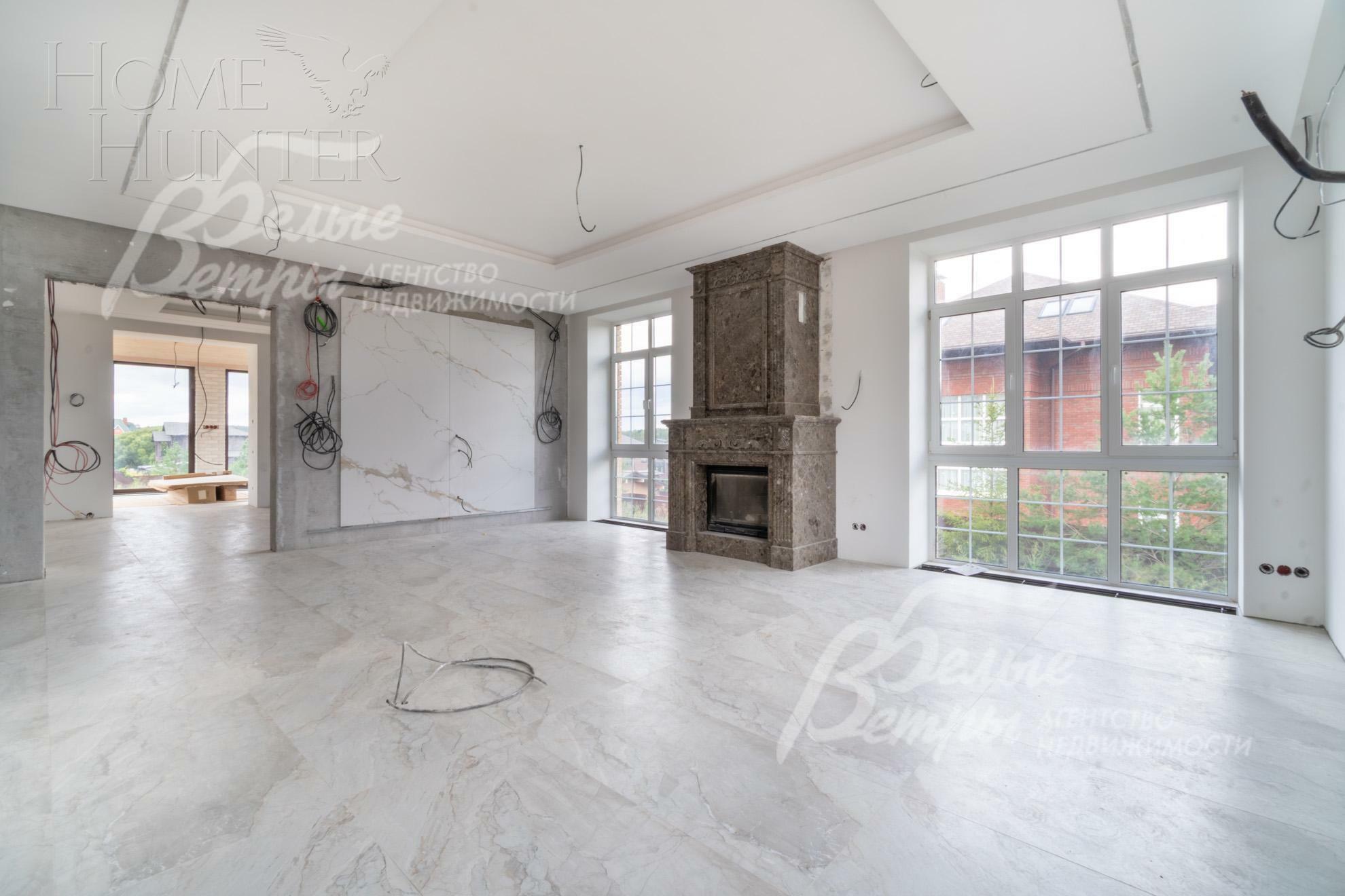 2-этажный коттедж 433 м² без отделки