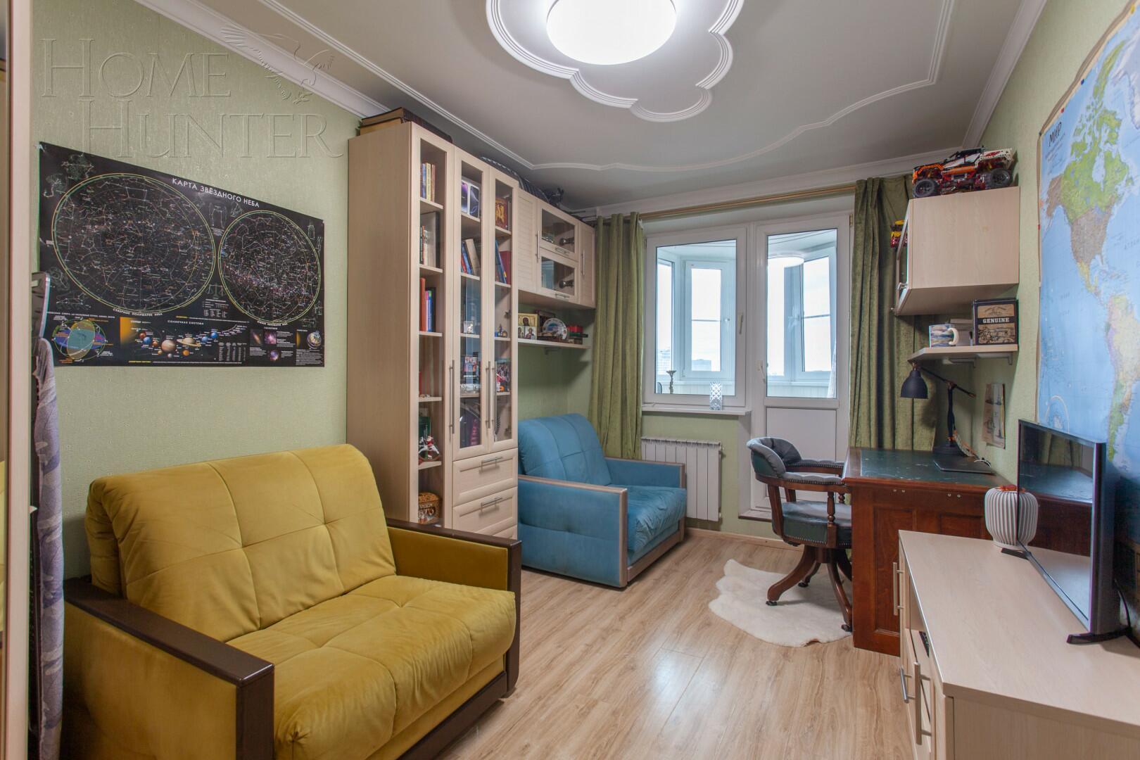 4-КОМН. КВАРТИРА С ОТДЕЛКОЙ 83 М² НА 14 ЭТАЖЕ