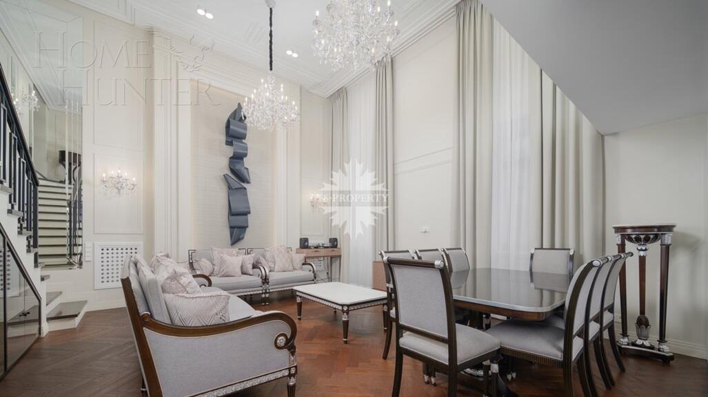 2-УРОВНЕВАЯ КВАРТИРА С ОТДЕЛКОЙ 250 М² НА 3 ЭТАЖЕ