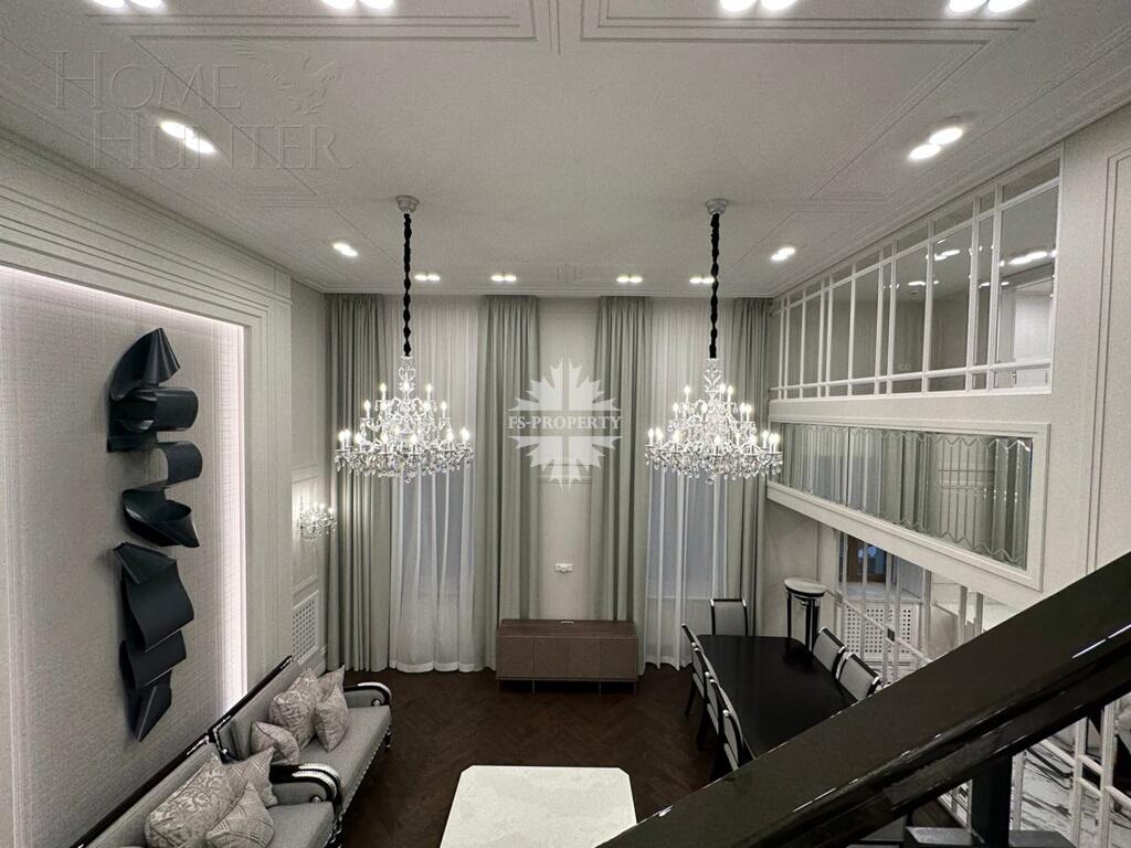 2-УРОВНЕВАЯ КВАРТИРА С ОТДЕЛКОЙ 250 М² НА 3 ЭТАЖЕ