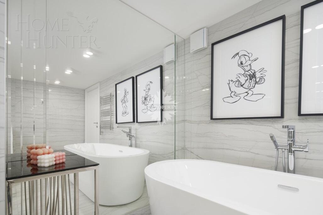 2-УРОВНЕВАЯ КВАРТИРА С ОТДЕЛКОЙ 250 М² НА 3 ЭТАЖЕ