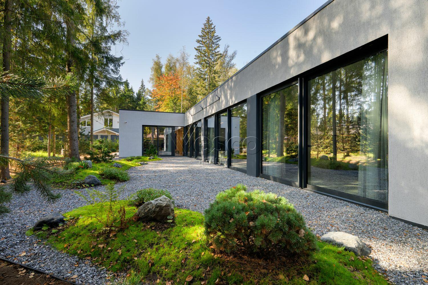 1-этажный коттедж 302 м² с отделкой