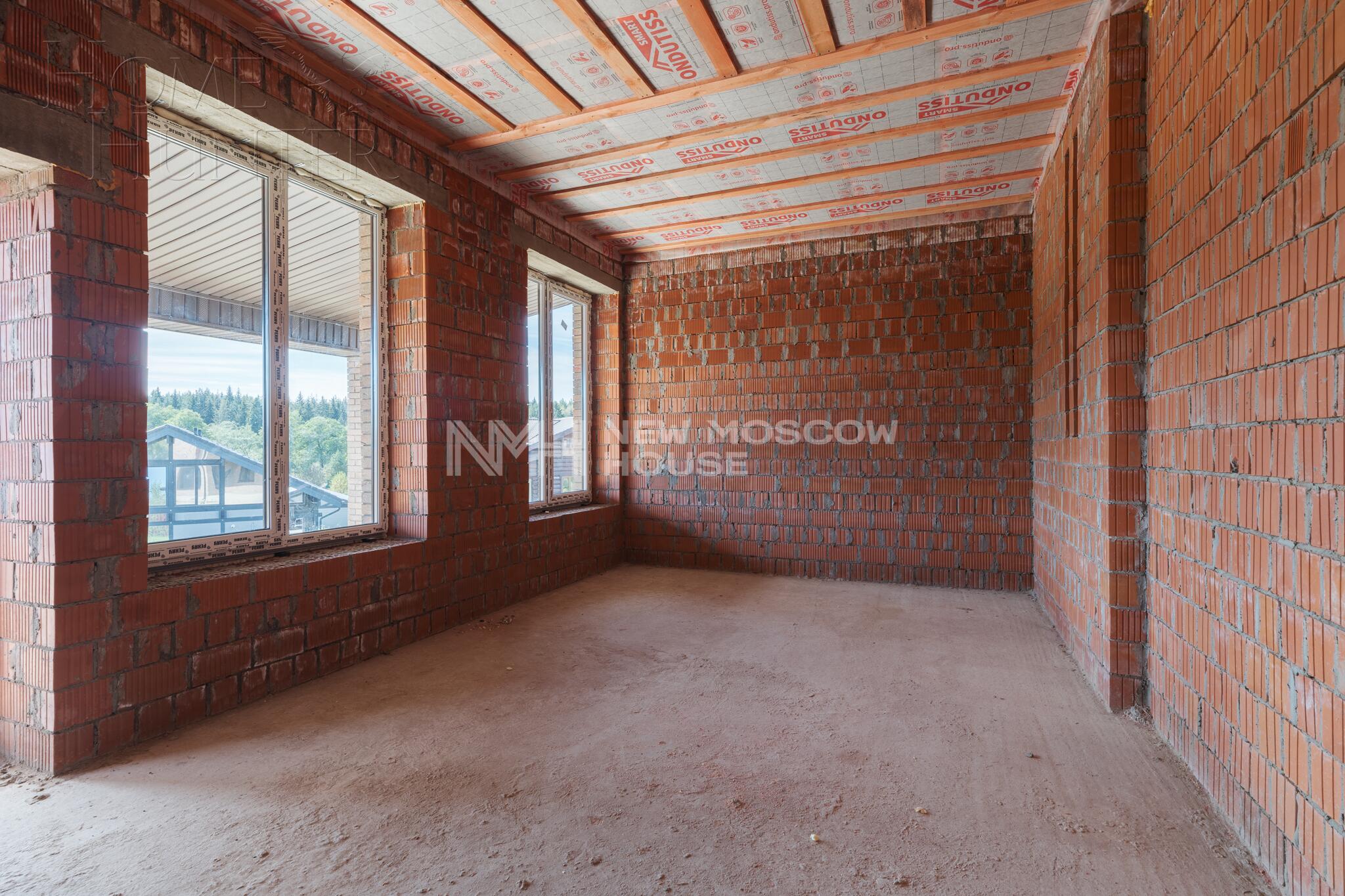 2-этажный коттедж 380 м² без отделки