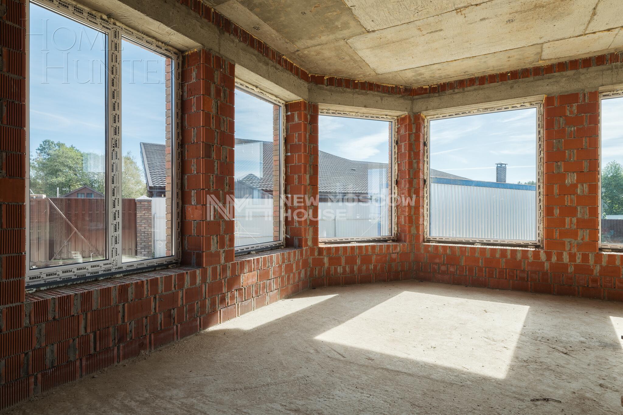 2-этажный коттедж 380 м² без отделки