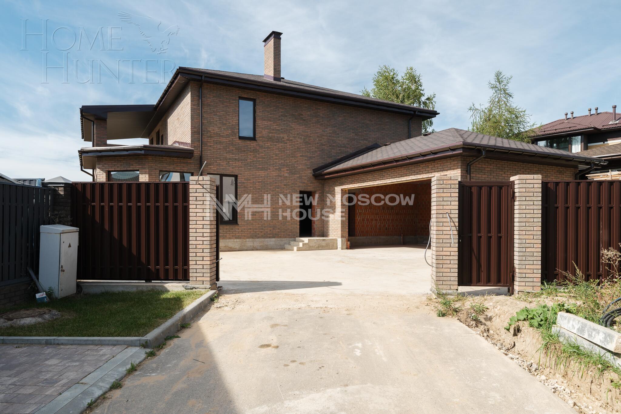 2-этажный коттедж 380 м² без отделки