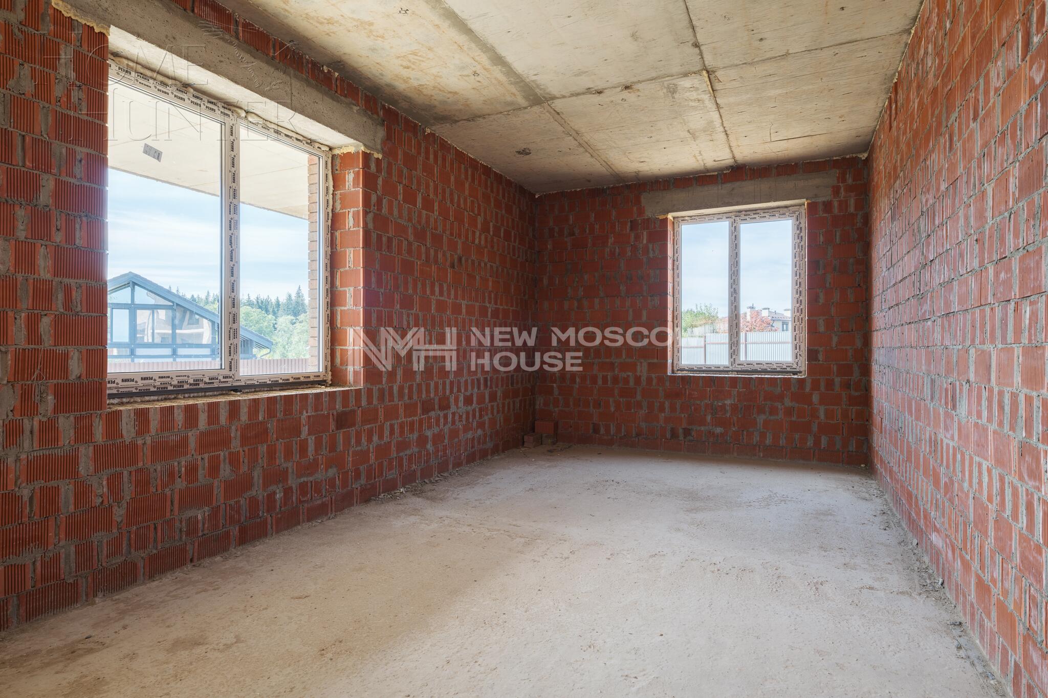 2-этажный коттедж 380 м² без отделки