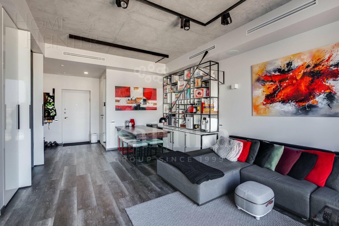 1-КОМН. АПАРТАМЕНТЫ С ОТДЕЛКОЙ 60 М² НА 12 ЭТАЖЕ