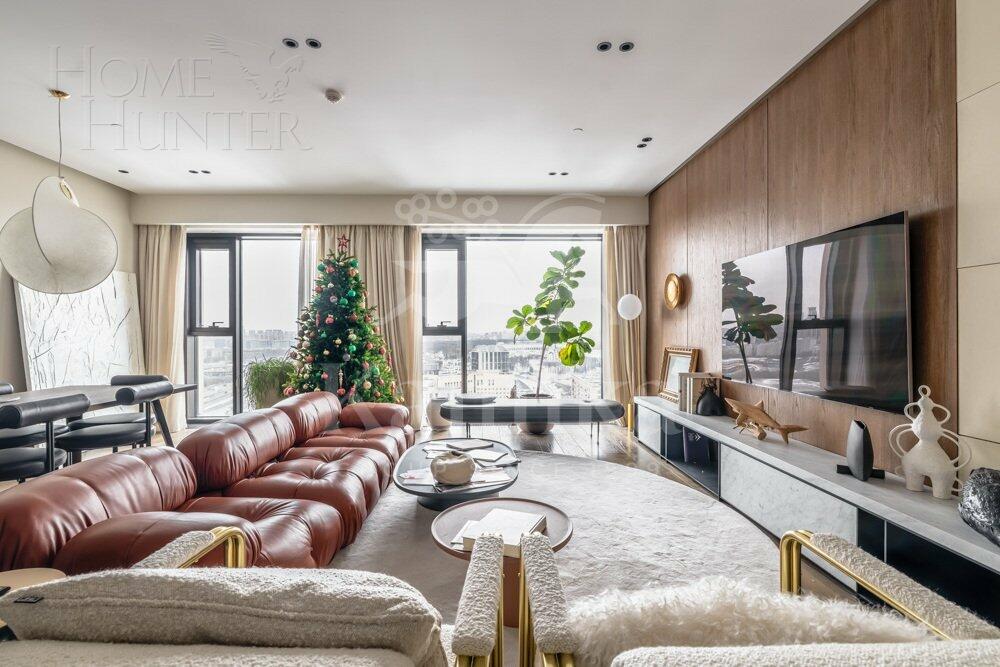 3-КОМН. АПАРТАМЕНТЫ С ОТДЕЛКОЙ 128.2 М² НА 18 ЭТАЖЕ