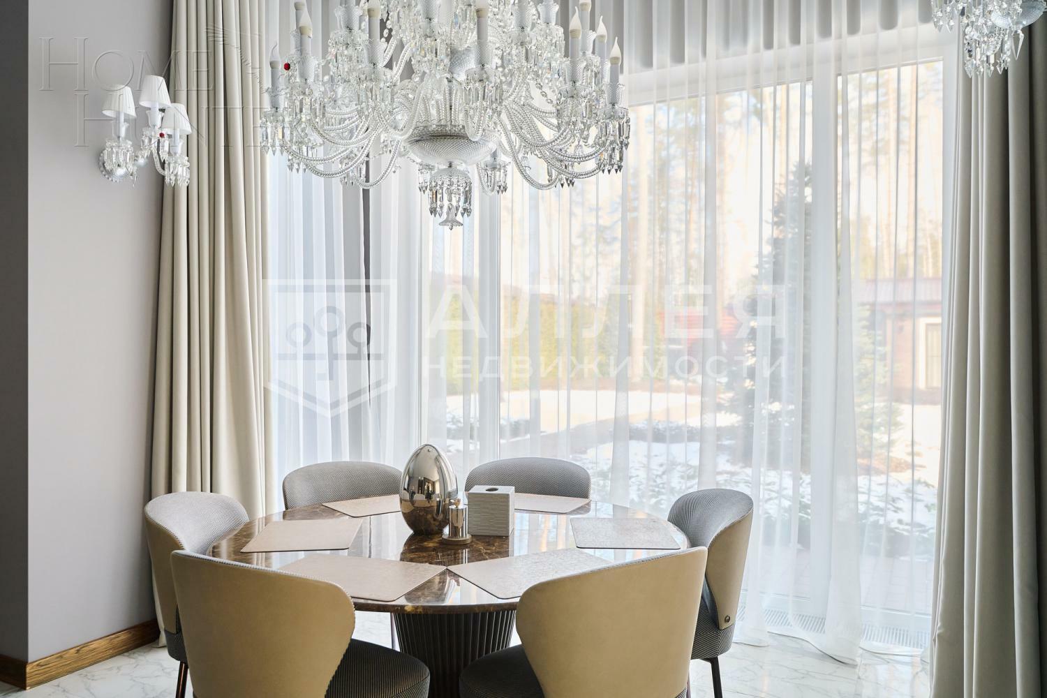 3-этажный коттедж 800 м² с отделкой