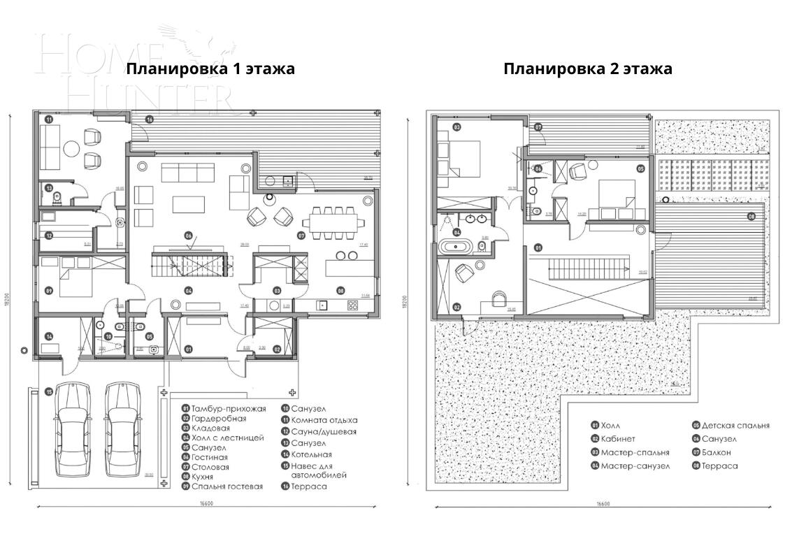2-этажный коттедж 420 м² с отделкой