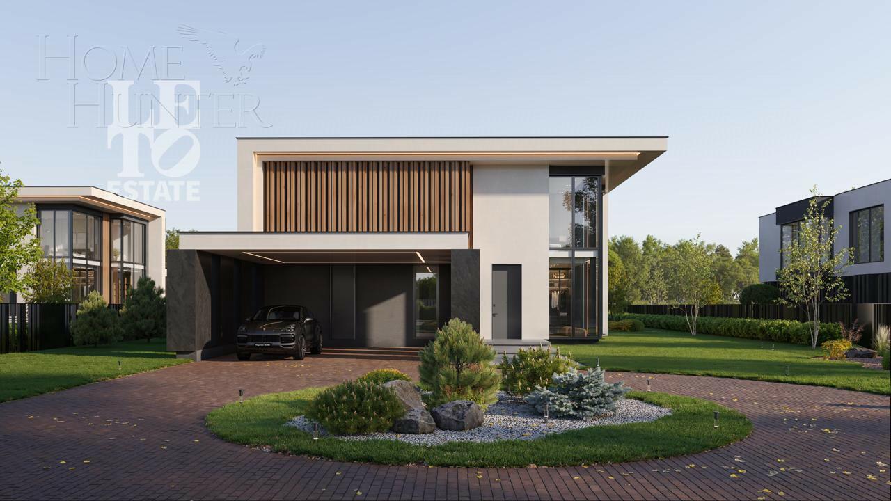 2-этажный коттедж 380 м² без отделки