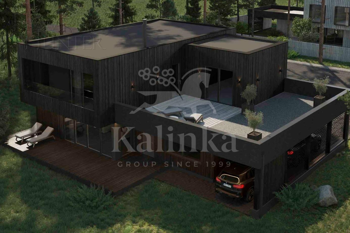 2-этажный коттедж 439 м² без отделки