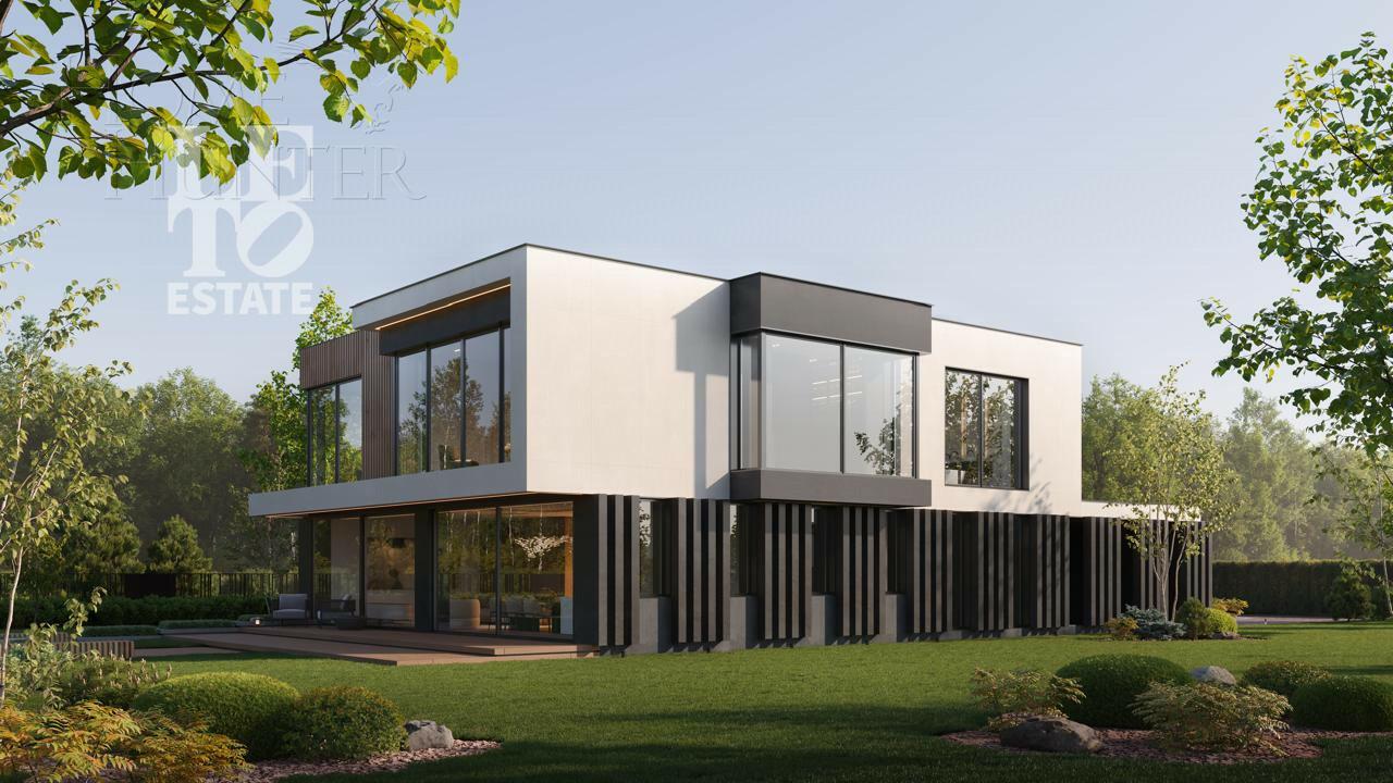 2-этажный коттедж 380 м² без отделки