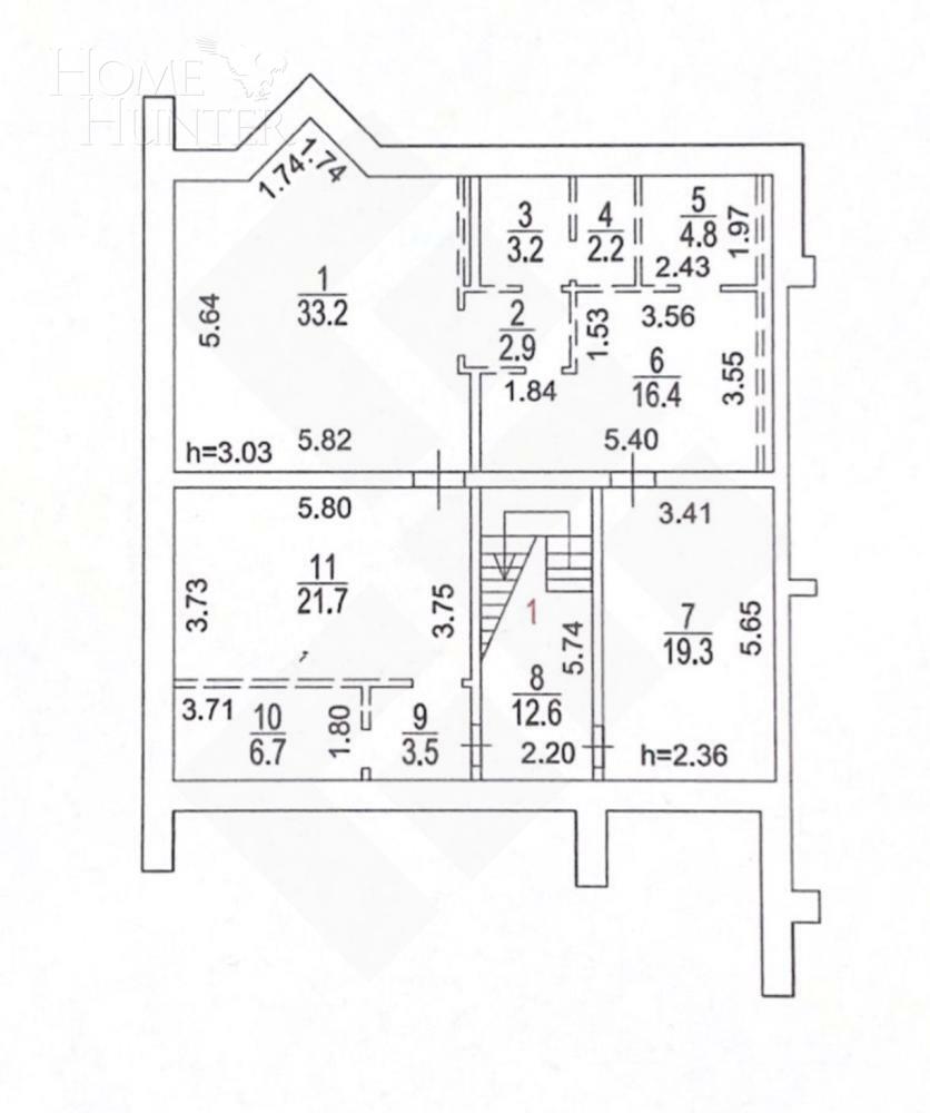 4-УРОВНЕВЫЙ ТАУНХАУС С ОТДЕЛКОЙ 450 М² НА 1 ЭТАЖЕ