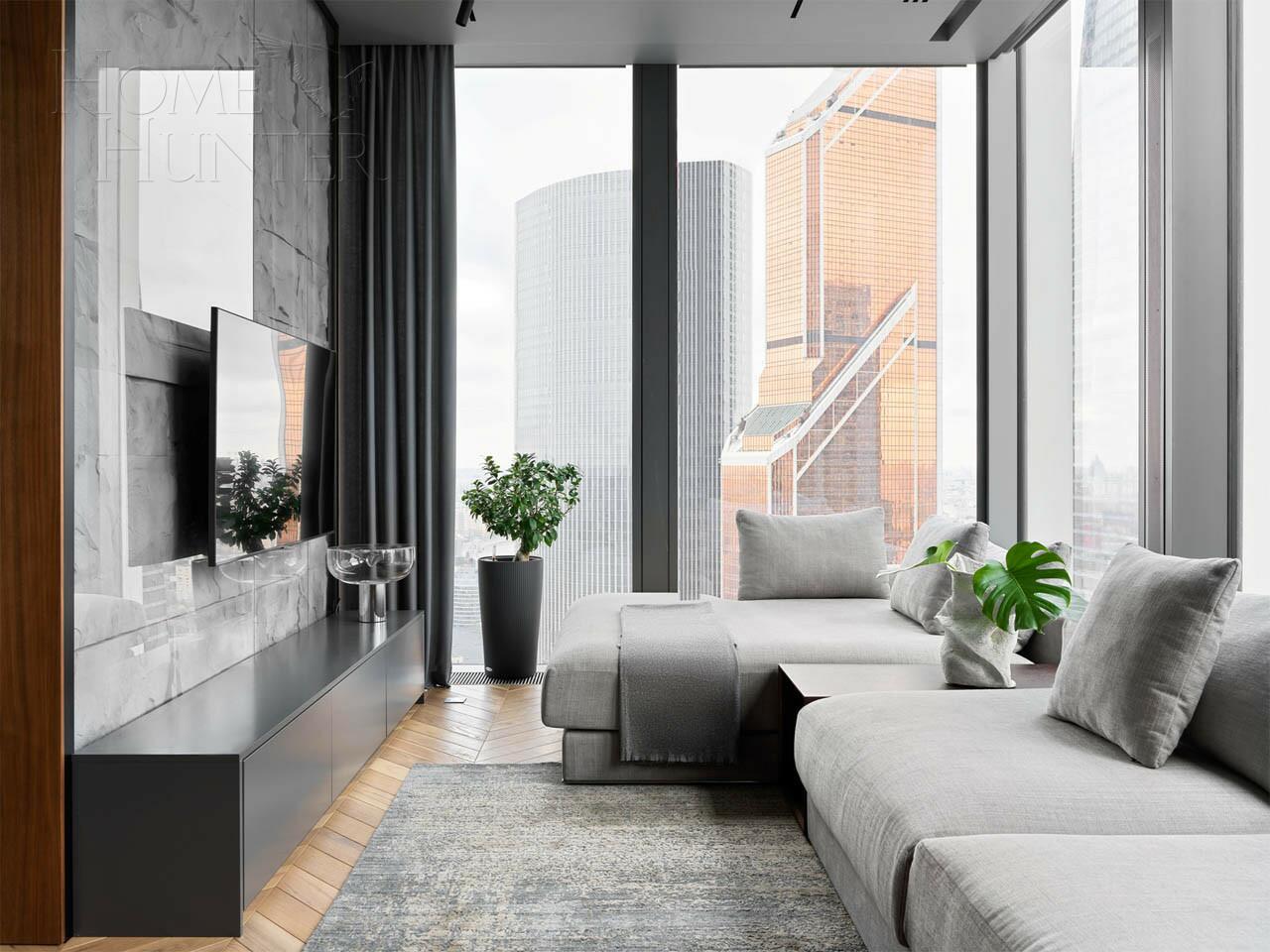 2-КОМН. АПАРТАМЕНТЫ С ОТДЕЛКОЙ 72.7 М² НА 33 ЭТАЖЕ