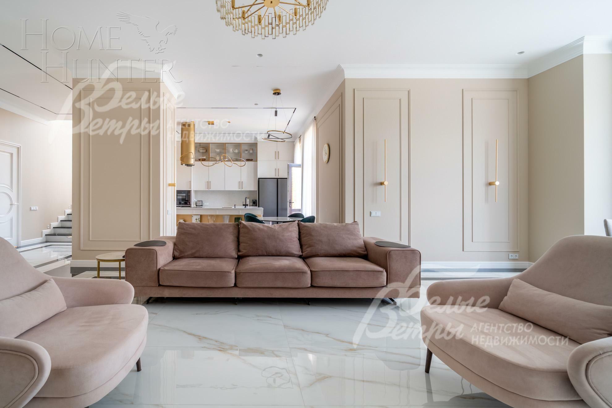 2-этажный коттедж 542 м² с отделкой