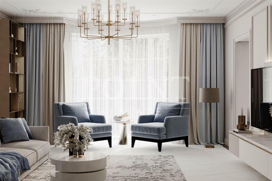 2-этажный коттедж 644.4 м² без отделки