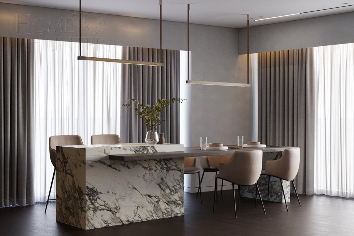 2-КОМН. КВАРТИРА С ОТДЕЛКОЙ 109 М² НА 20 ЭТАЖЕ