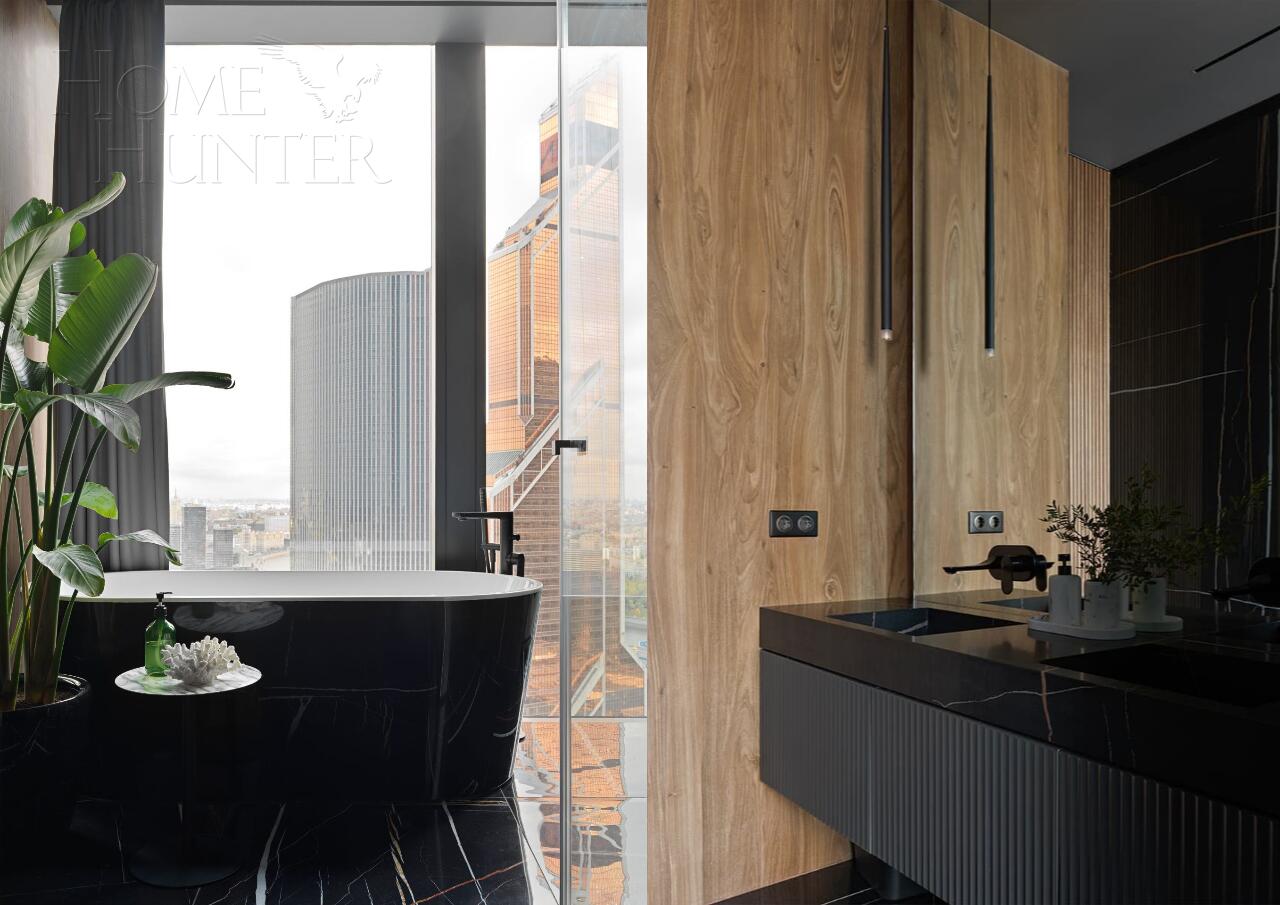 2-КОМН. АПАРТАМЕНТЫ С ОТДЕЛКОЙ 72.7 М² НА 33 ЭТАЖЕ