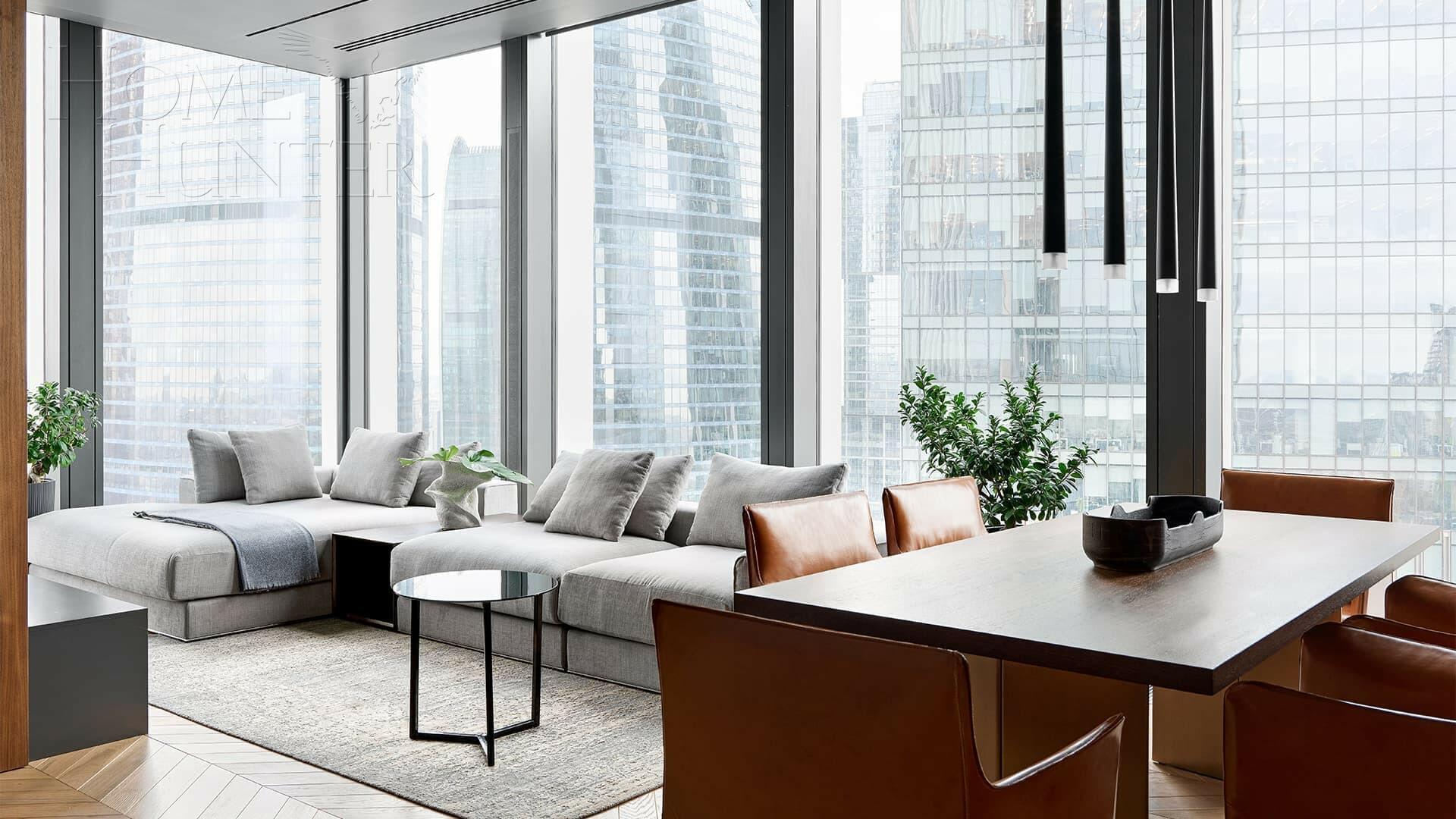 2-КОМН. АПАРТАМЕНТЫ С ОТДЕЛКОЙ 72.7 М² НА 33 ЭТАЖЕ