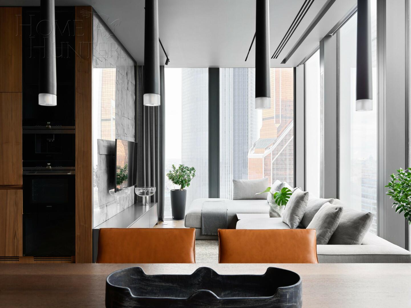 2-КОМН. АПАРТАМЕНТЫ С ОТДЕЛКОЙ 72.7 М² НА 33 ЭТАЖЕ