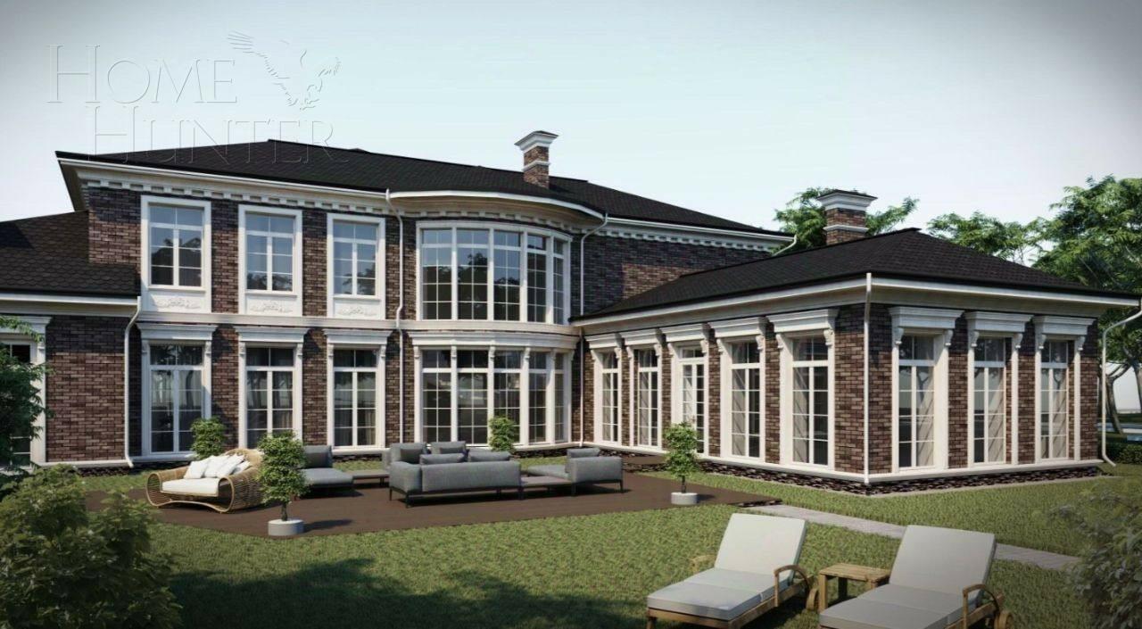 2-этажный коттедж 500 м² без отделки