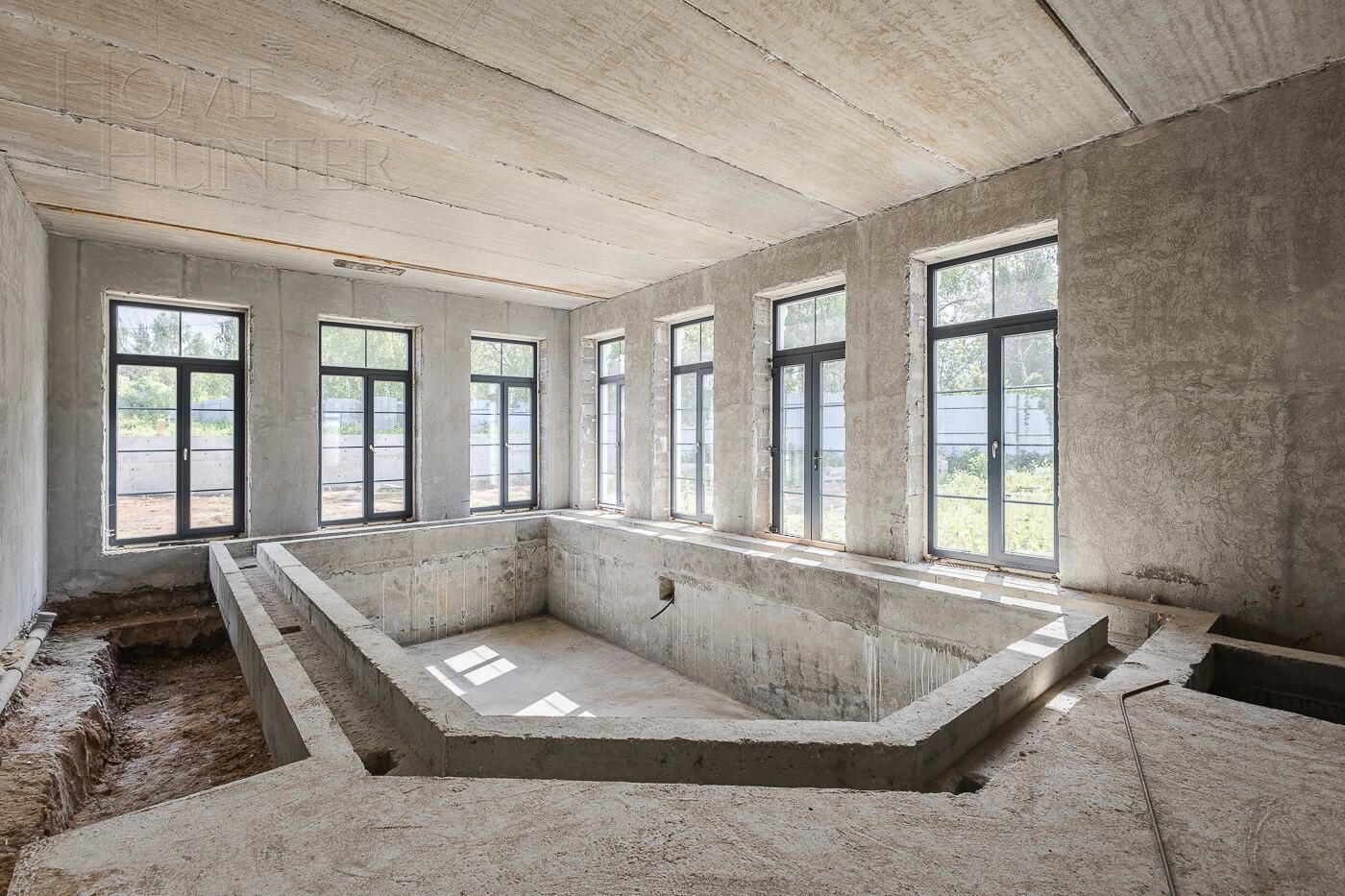 2-этажный коттедж 500 м² без отделки