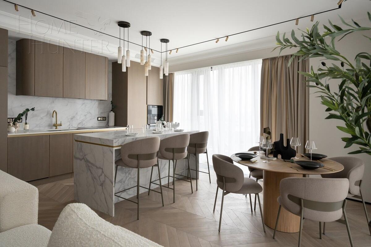 3-КОМН. КВАРТИРА С ОТДЕЛКОЙ 110 М² НА 25 ЭТАЖЕ