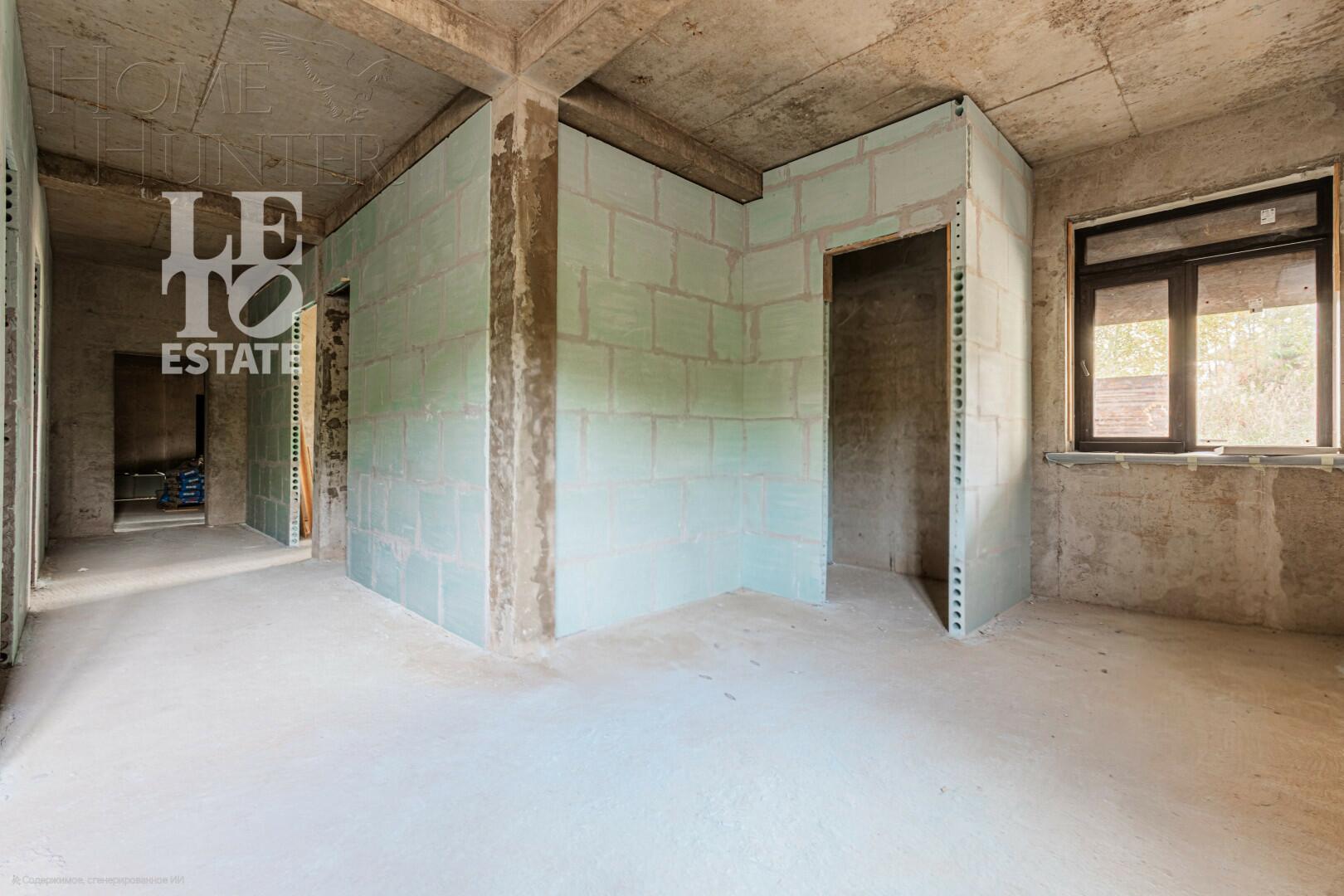 1-этажный коттедж 649.6 м² без отделки