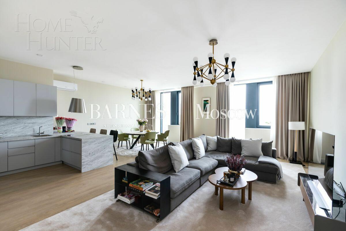 3-КОМН. КВАРТИРА С ОТДЕЛКОЙ 124.7 М² НА 6 ЭТАЖЕ