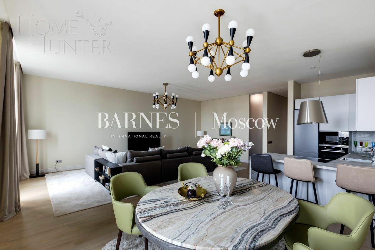 3-КОМН. КВАРТИРА С ОТДЕЛКОЙ 124.7 М² НА 6 ЭТАЖЕ