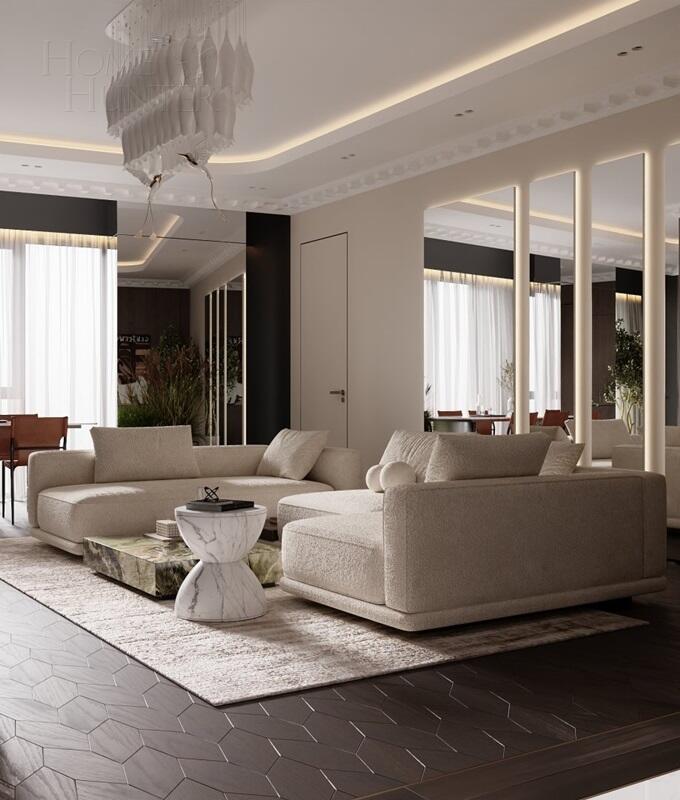 5-КОМН. КВАРТИРА С ОТДЕЛКОЙ 151 М² НА 19 ЭТАЖЕ