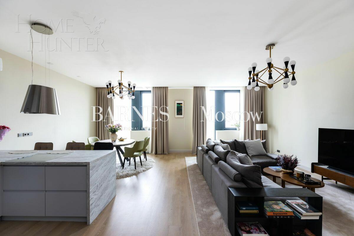 3-КОМН. КВАРТИРА С ОТДЕЛКОЙ 124.7 М² НА 6 ЭТАЖЕ