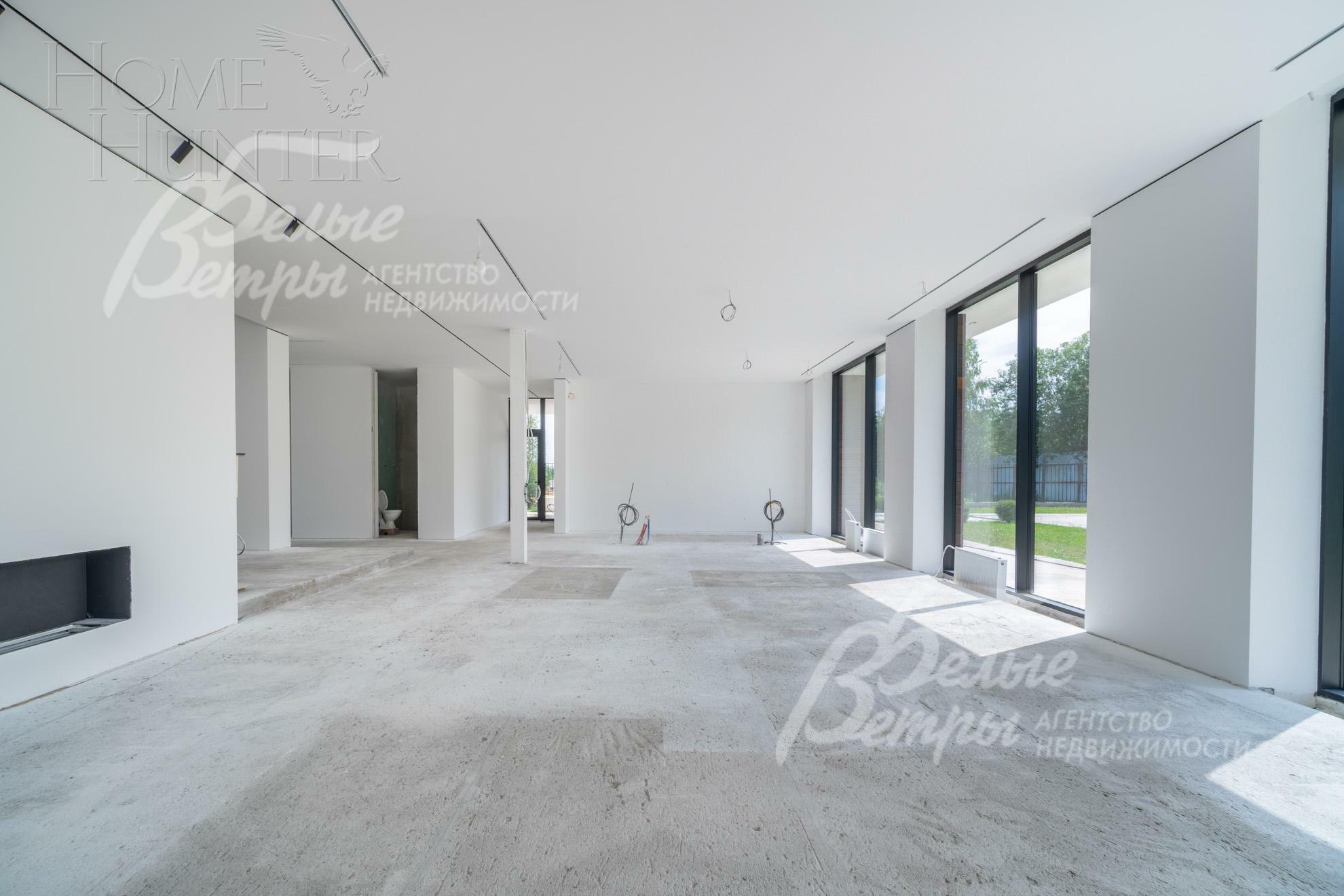 2-этажный коттедж 650 м² без отделки
