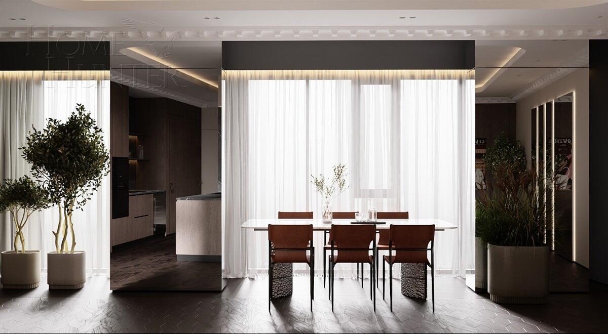 5-КОМН. КВАРТИРА С ОТДЕЛКОЙ 151 М² НА 19 ЭТАЖЕ