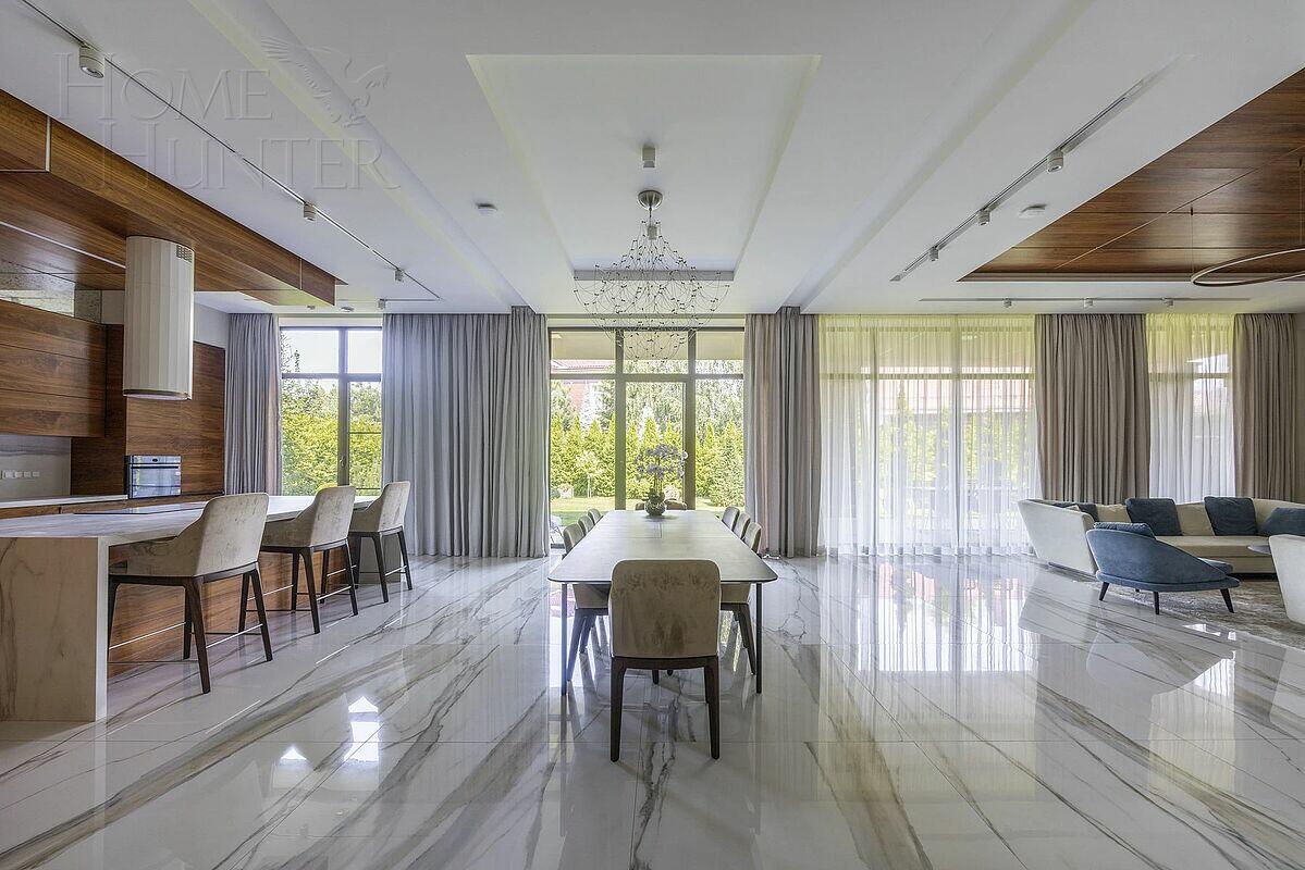 2-этажный коттедж 520 м² с отделкой