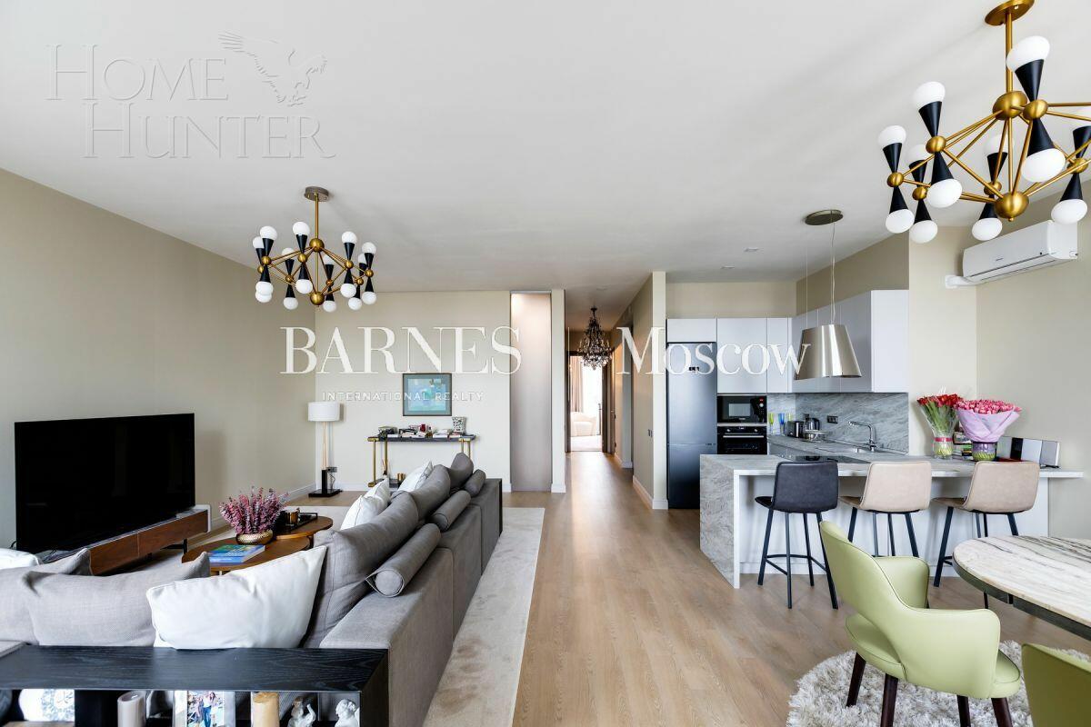 3-КОМН. КВАРТИРА С ОТДЕЛКОЙ 124.7 М² НА 6 ЭТАЖЕ