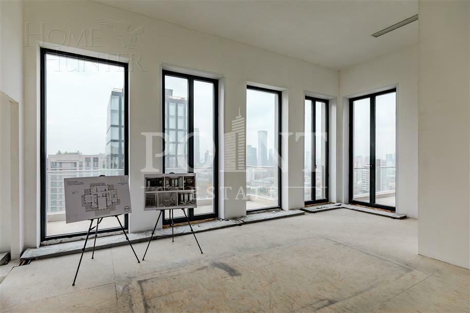 6-КОМН. КВАРТИРА БЕЗ ОТДЕЛКИ 278 М² НА 17 ЭТАЖЕ