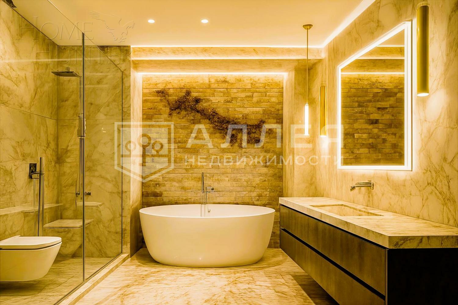 2-этажный коттедж 550 м² с отделкой