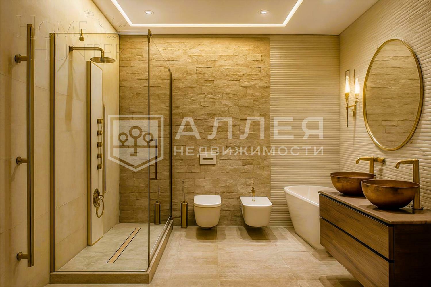 2-этажный коттедж 550 м² с отделкой