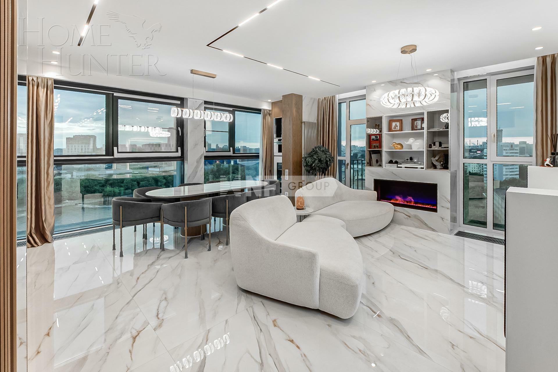 4-КОМН. КВАРТИРА С ОТДЕЛКОЙ 103 М² НА 13 ЭТАЖЕ