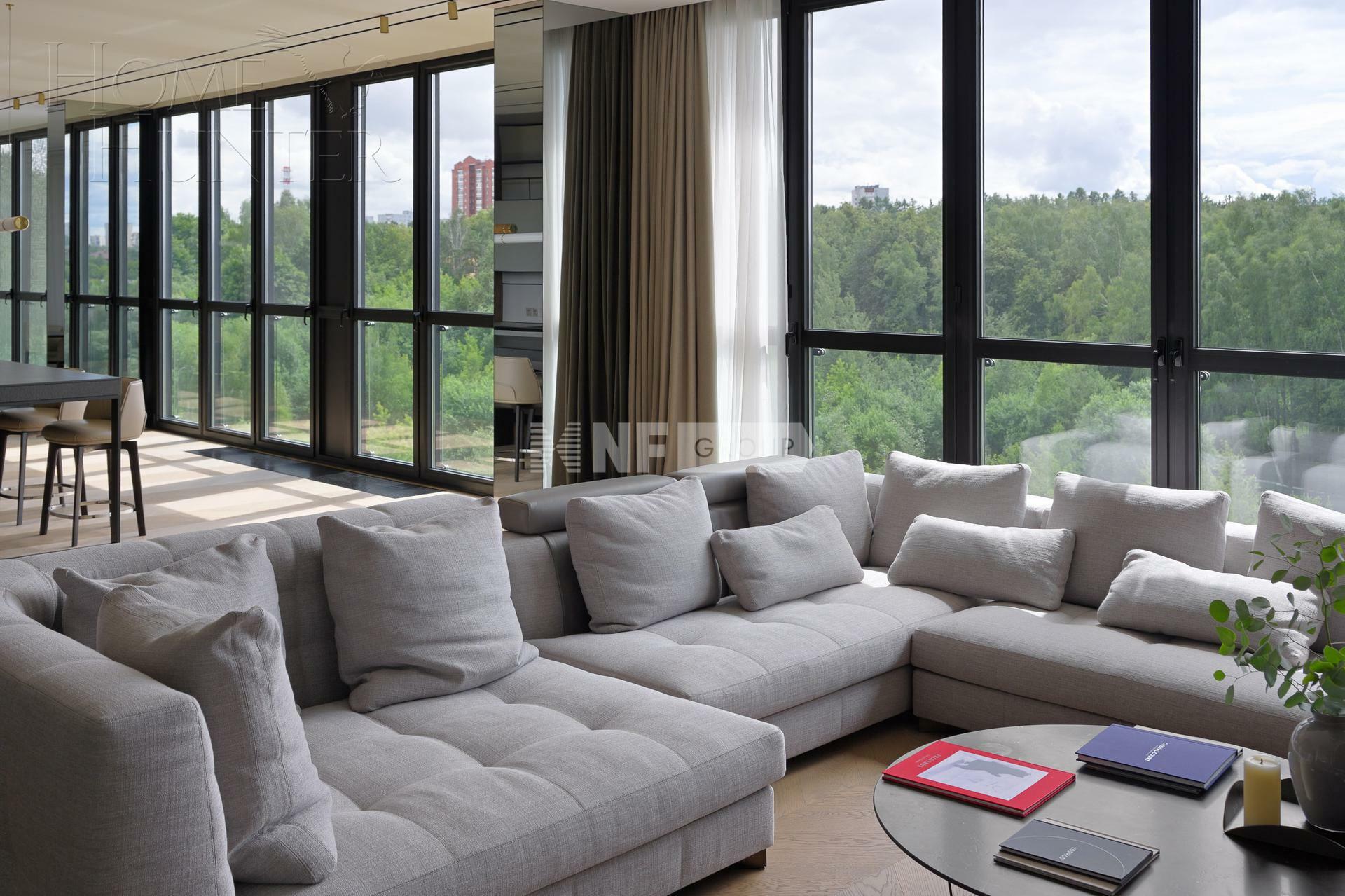 7-КОМН. ПЕНТХАУС С ОТДЕЛКОЙ 340 М² НА 7 ЭТАЖЕ