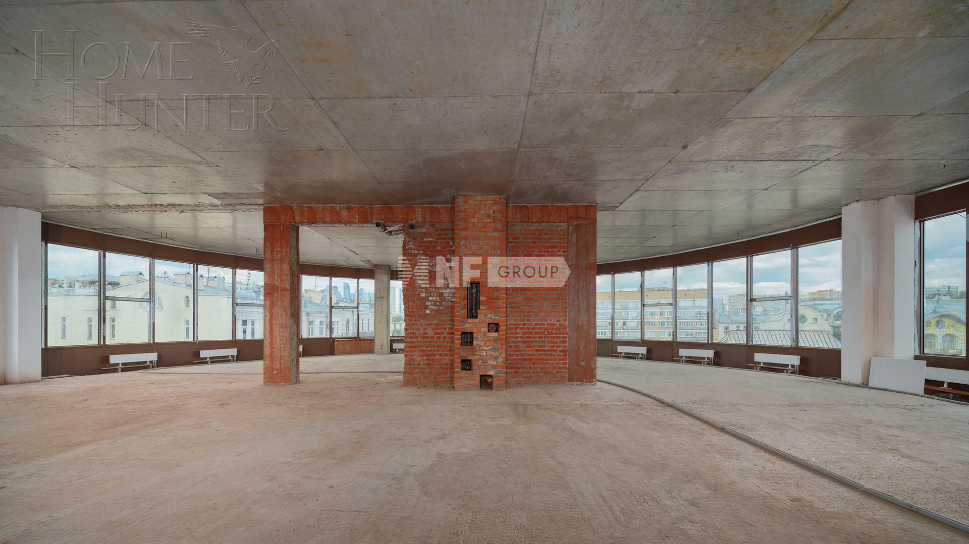 5-КОМН. ПЕНТХАУС БЕЗ ОТДЕЛКИ 350.3 М² НА 7 ЭТАЖЕ