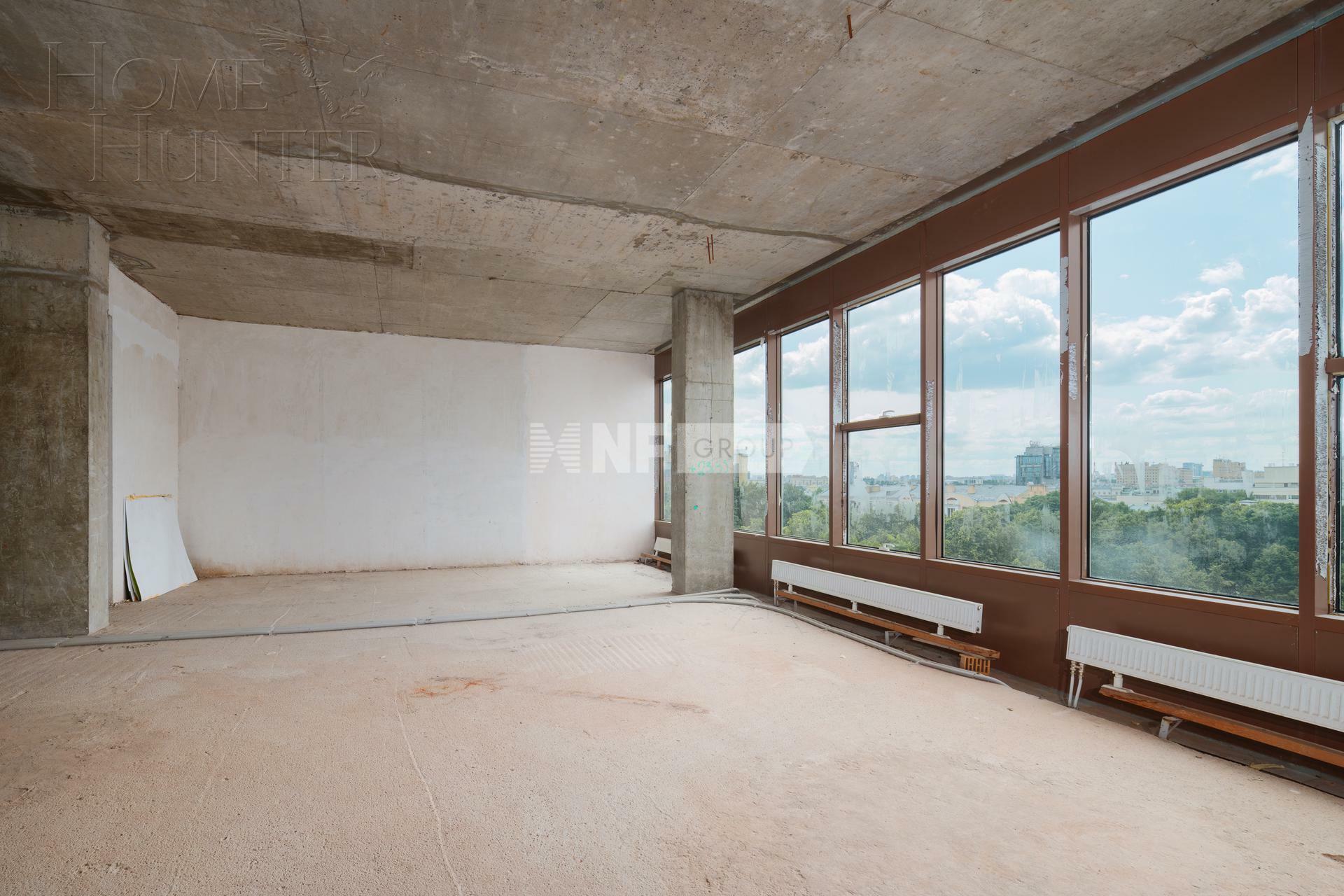 5-КОМН. ПЕНТХАУС БЕЗ ОТДЕЛКИ 350.3 М² НА 7 ЭТАЖЕ