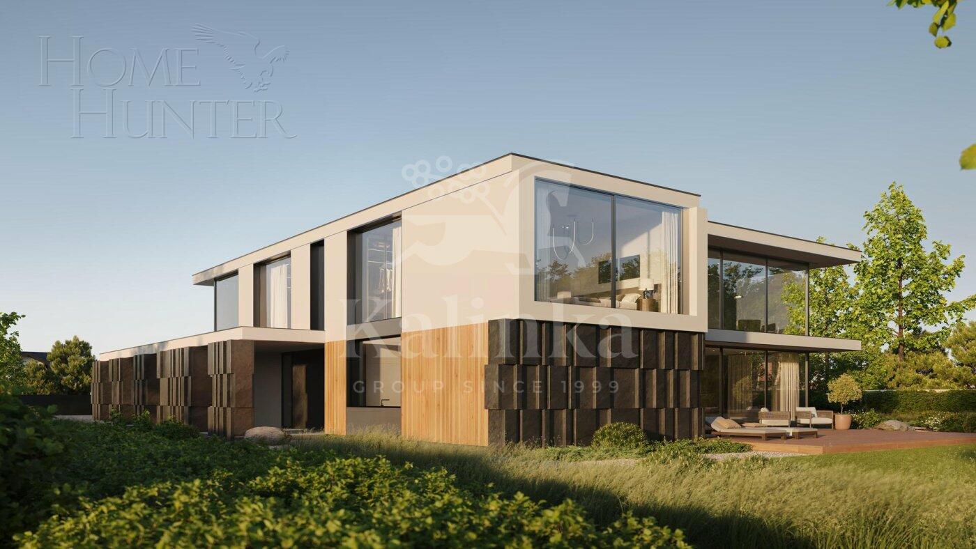 2-этажный коттедж 450 м² без отделки