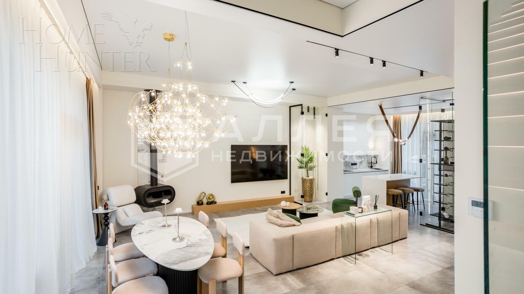 3-этажный таунхаус 240 м² с отделкой