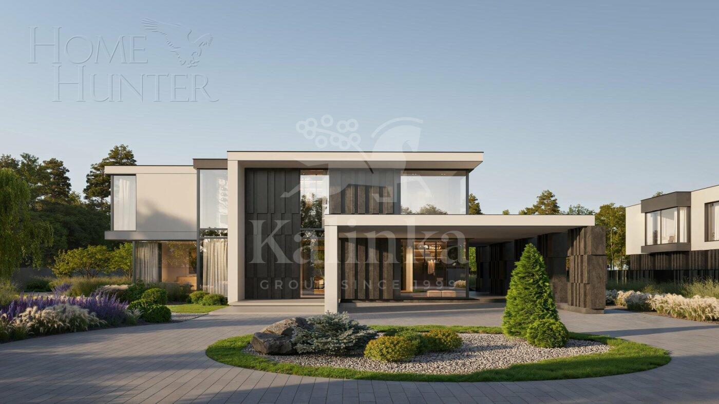 2-этажный коттедж 450 м² без отделки