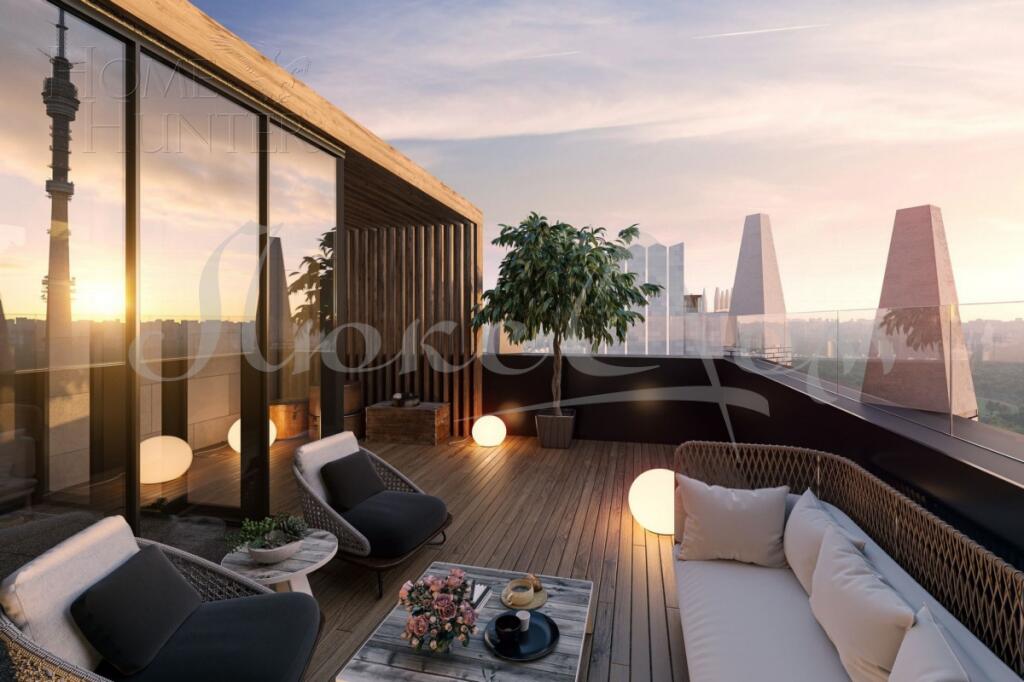 3-КОМН. ПЕНТХАУС БЕЗ ОТДЕЛКИ 87 М² НА 21 ЭТАЖЕ